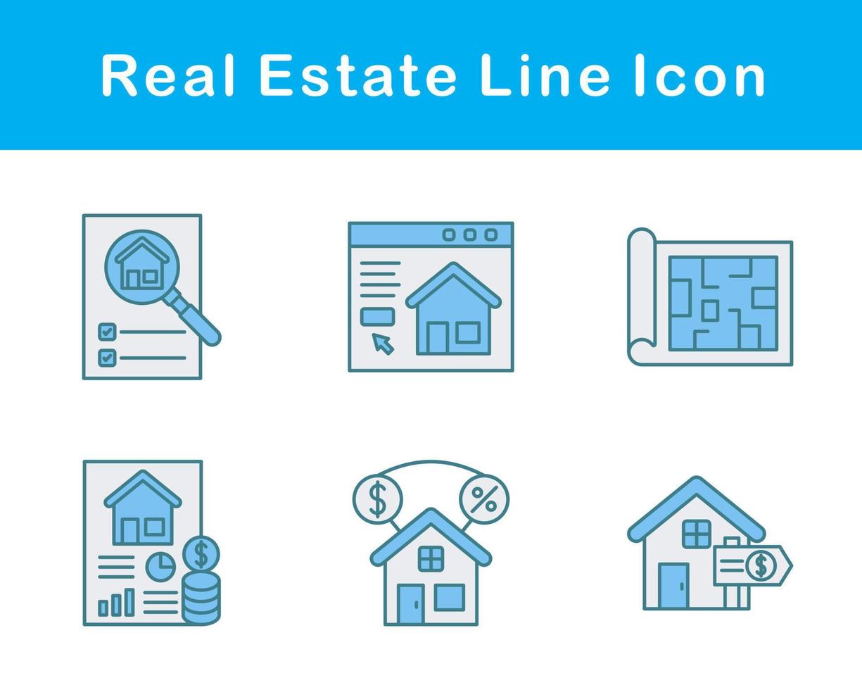 Real Estate Vector Icon Set