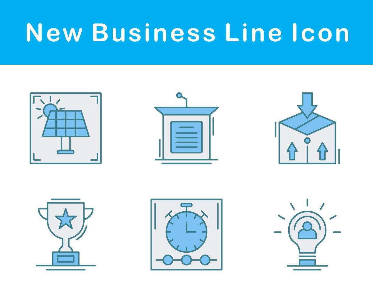 New Business Vector Icon Set