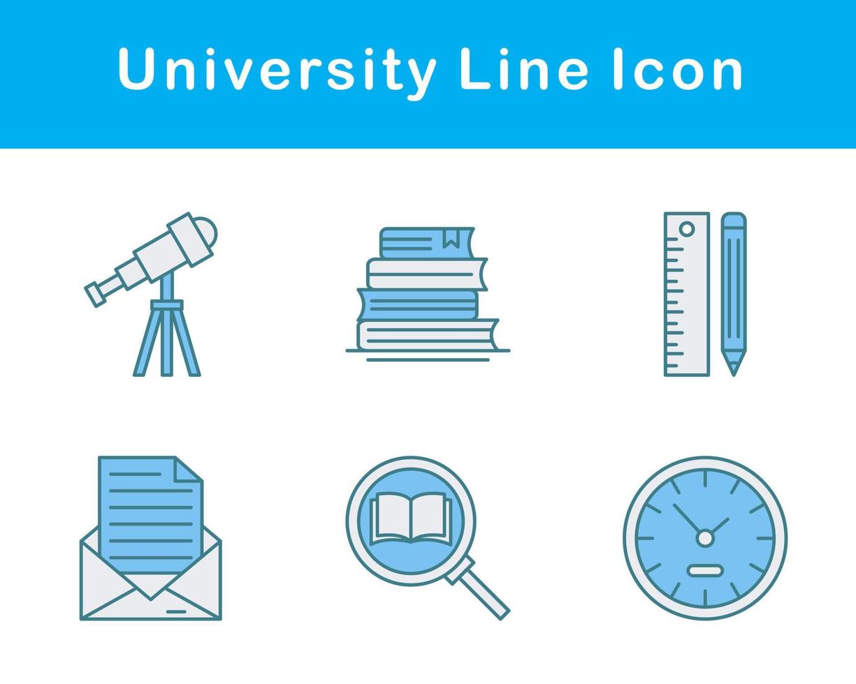 university Vector Icon Set