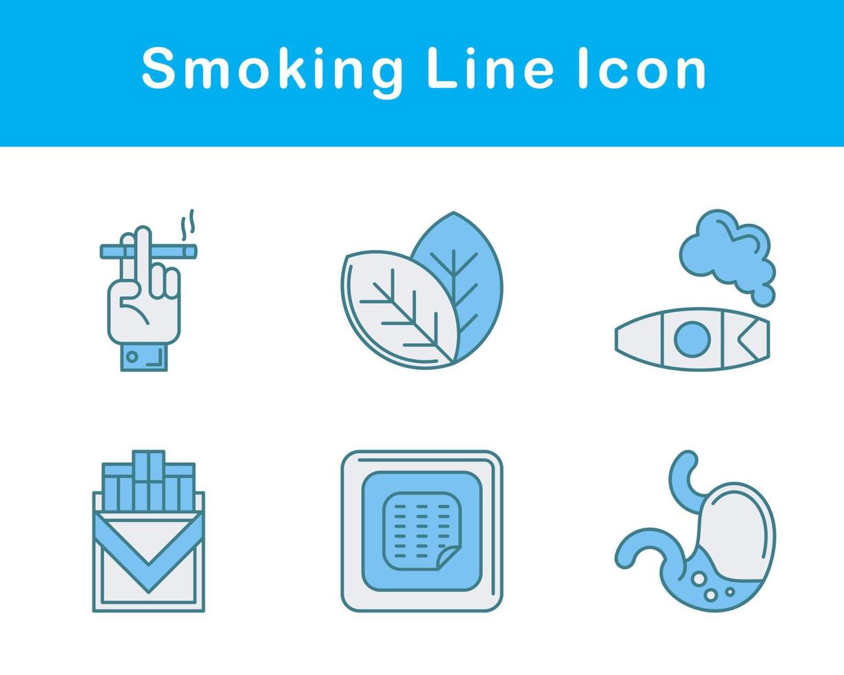 Smoking Vector Icon Set