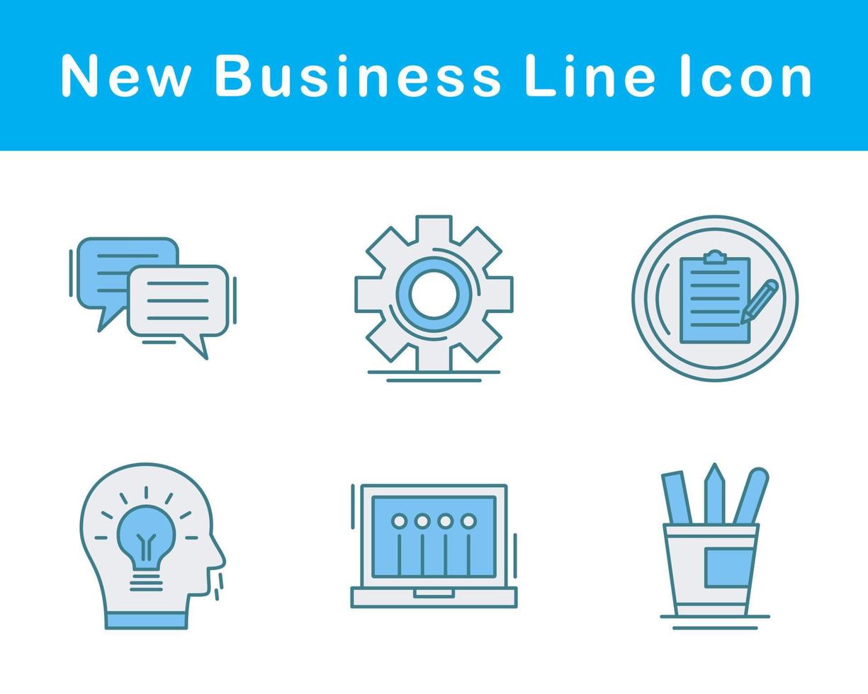 New Business Vector Icon Set