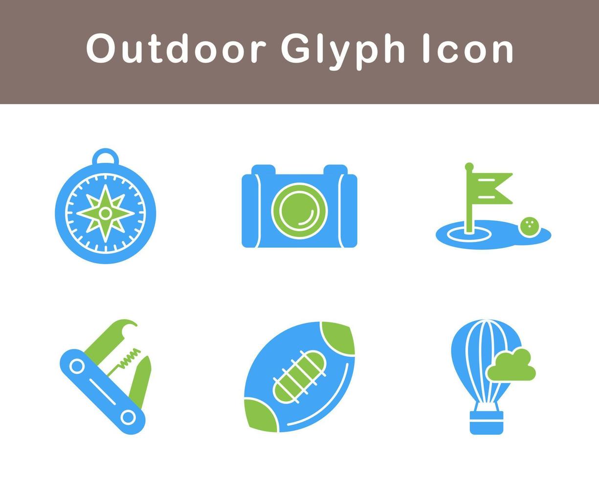 Outdoor Vector Icon Set