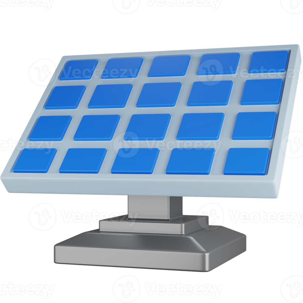 3D Icon Illustration Solar Panel png