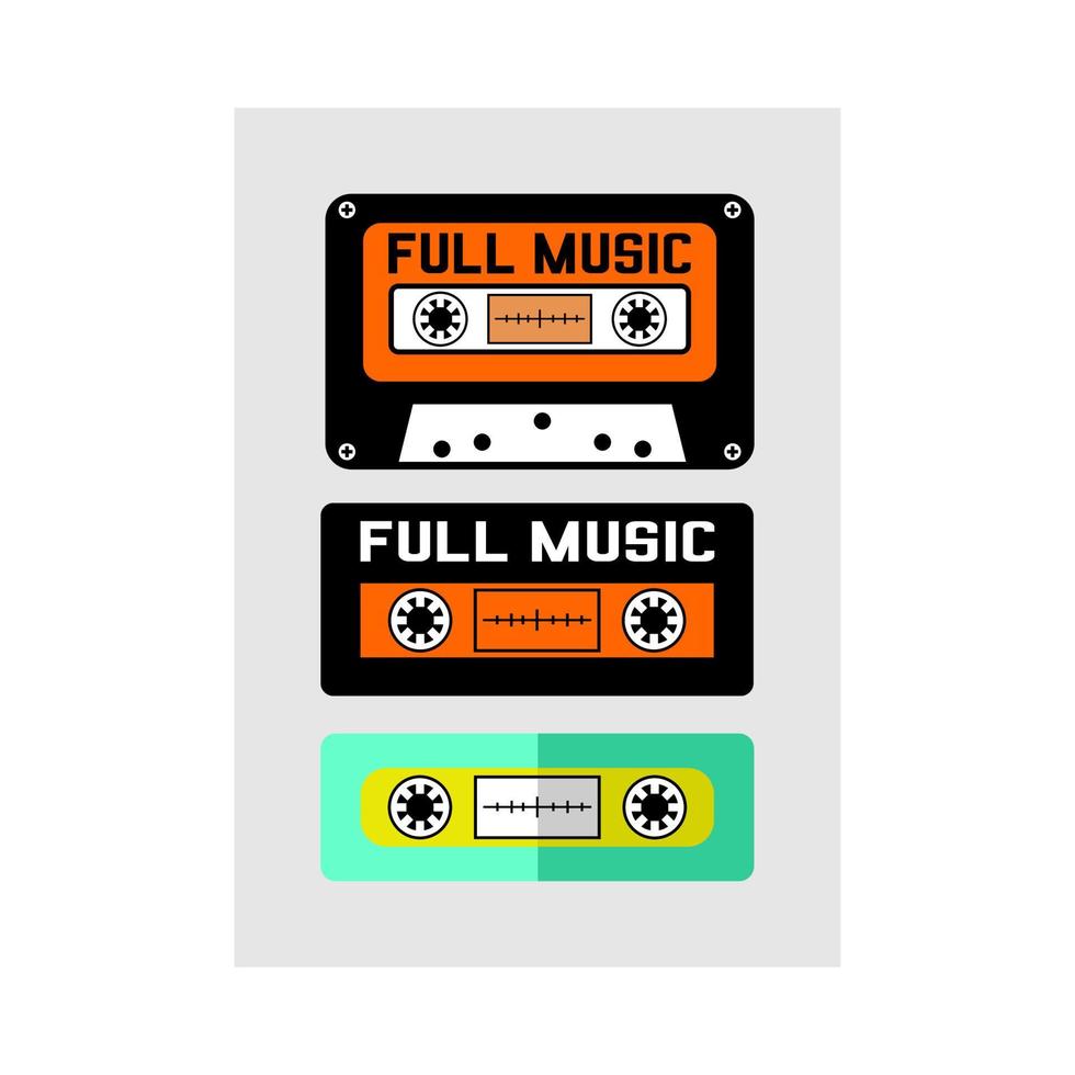 CASSETTE FLAT VECTOR