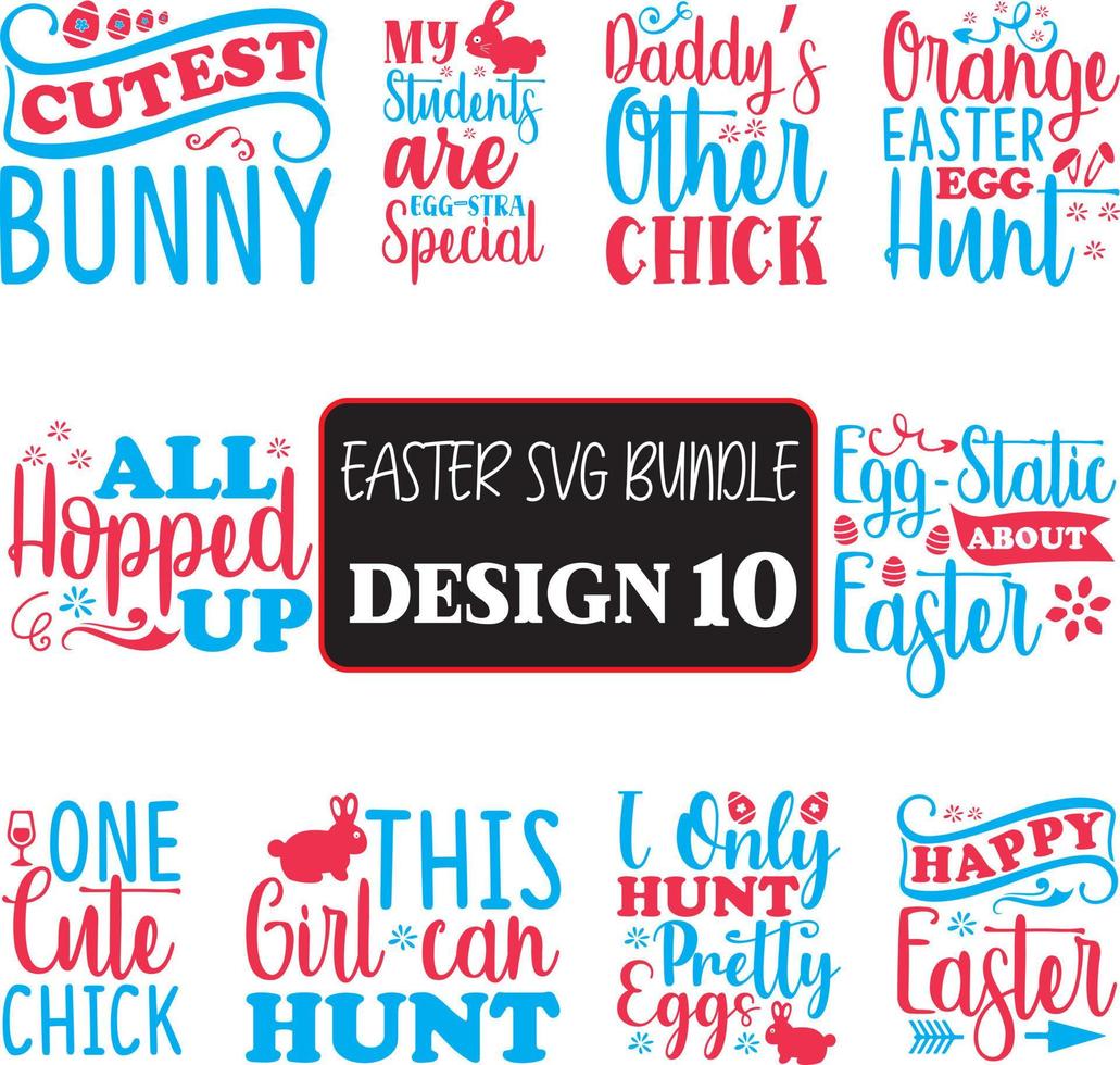 Easter SVG Bundle vector