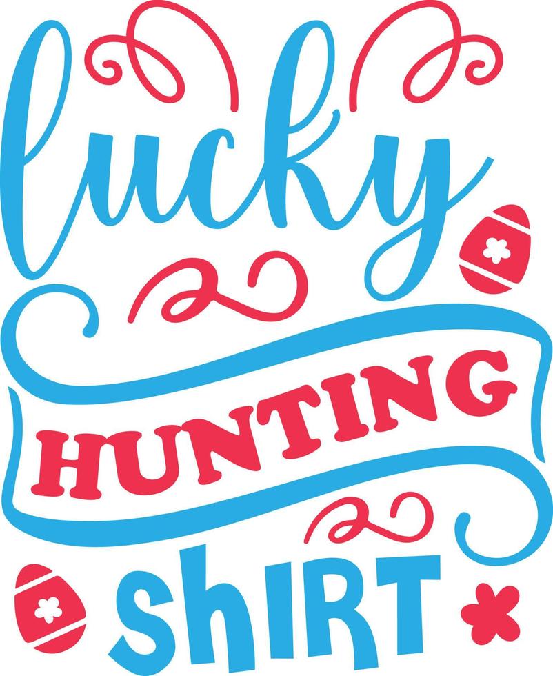 Lucky Hunting Shirt vector