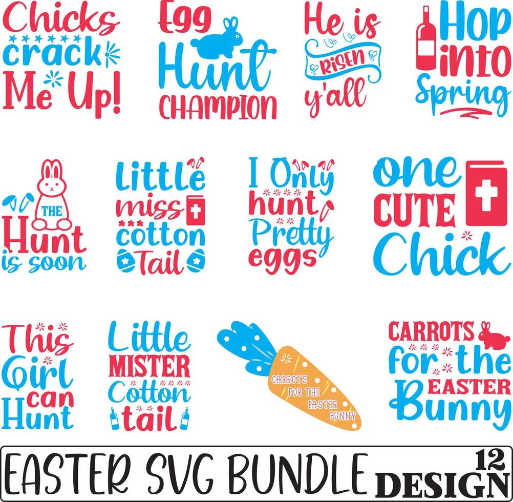 Easter SVG Bundle vector