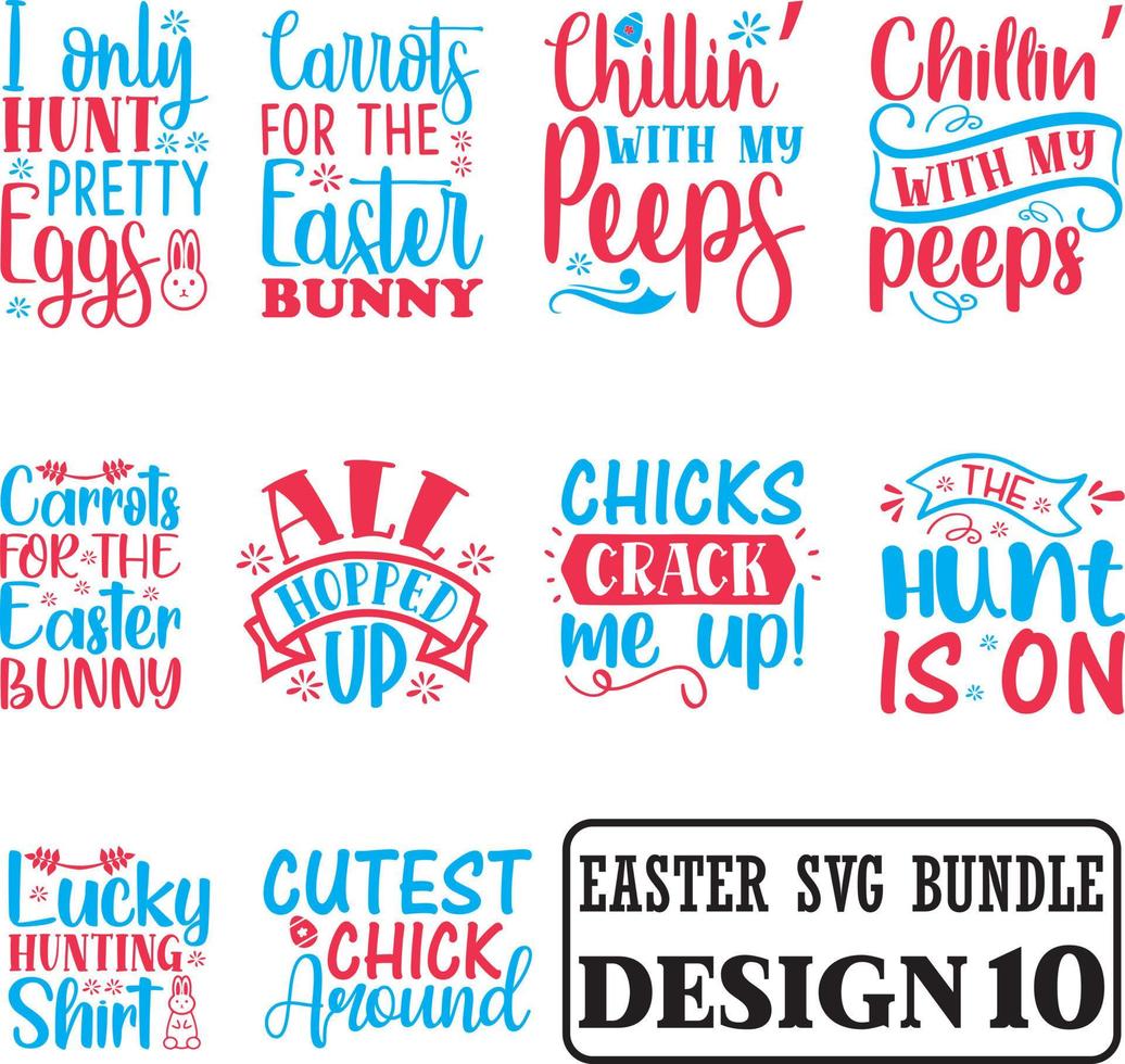 Easter SVG Bundle vector
