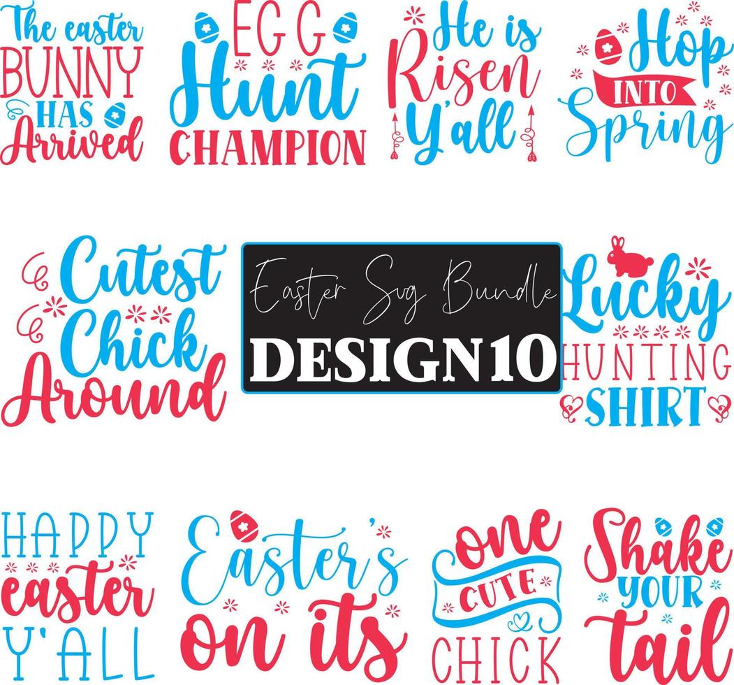 Easter SVG Bundle vector