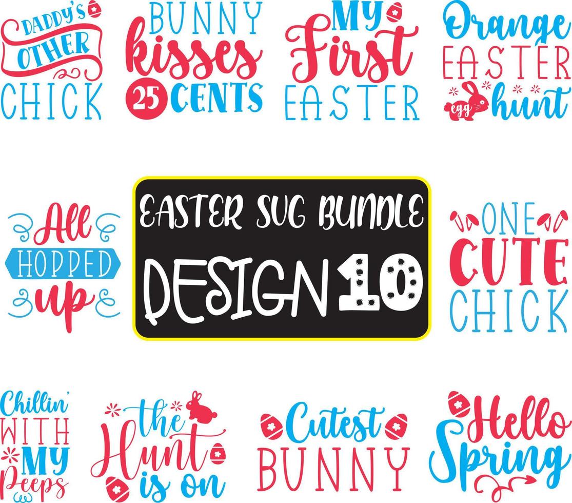 Easter SVG Bundle vector