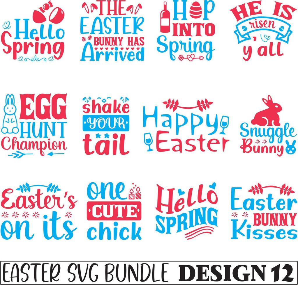 Easter SVG Bundle vector