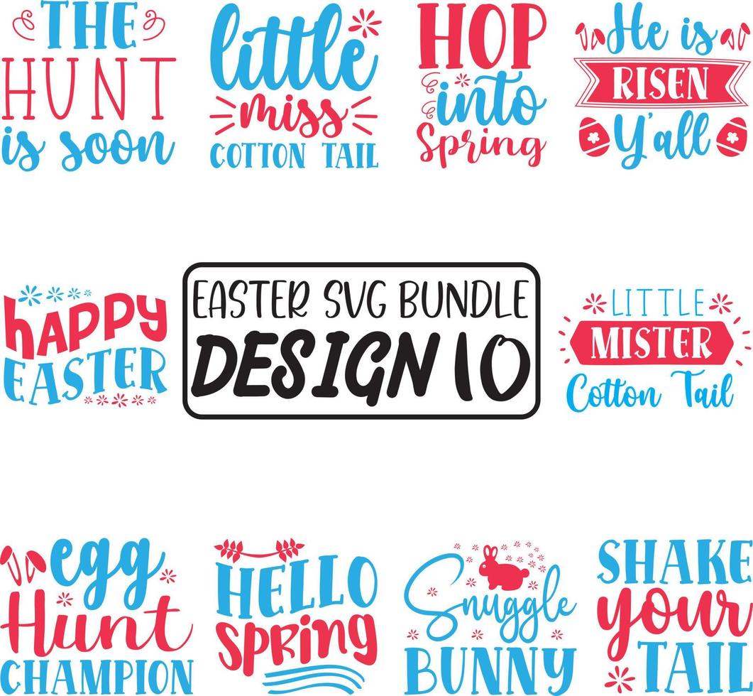 Easter SVG Bundle vector