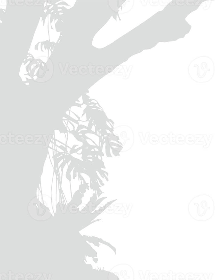 arbre dans le forêt ou jungle silhouette pour art illustration, arrière-plan, ou graphique conception élément. format png