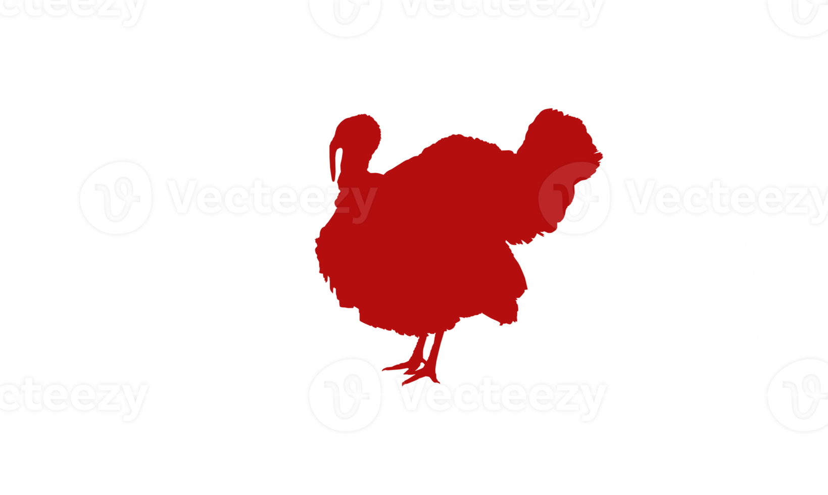 Turkey Silhouette in the Meat Shape for Logo,Label, Mark, Tag, Pictogram or Graphic Design Element. The Turkey is a large bird in the genus Meleagris. Format PNG