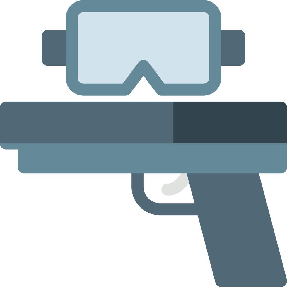 ilustración de vector de pistola en un fondo. símbolos de calidad premium. iconos vectoriales para concepto y diseño gráfico.