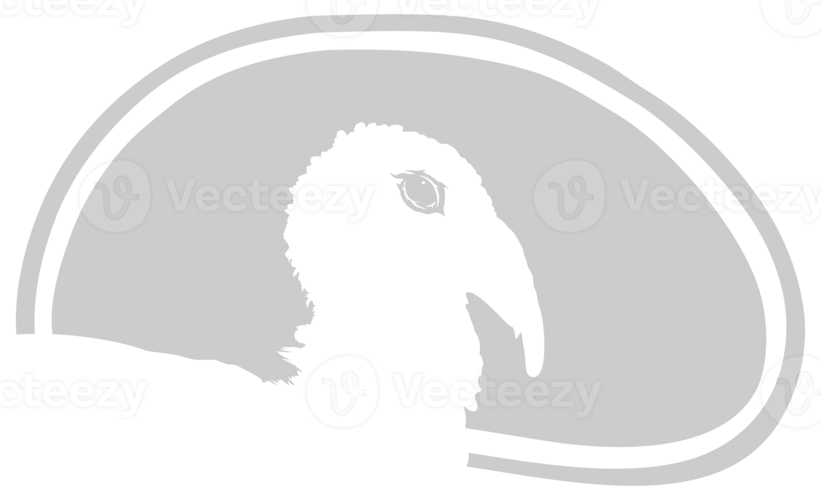 Turkey Head Silhouette in the Meat Shape for Logo,Label, Mark, Tag, Pictogram or Graphic Design Element. The Turkey is a large bird in the genus Meleagris. Format PNG