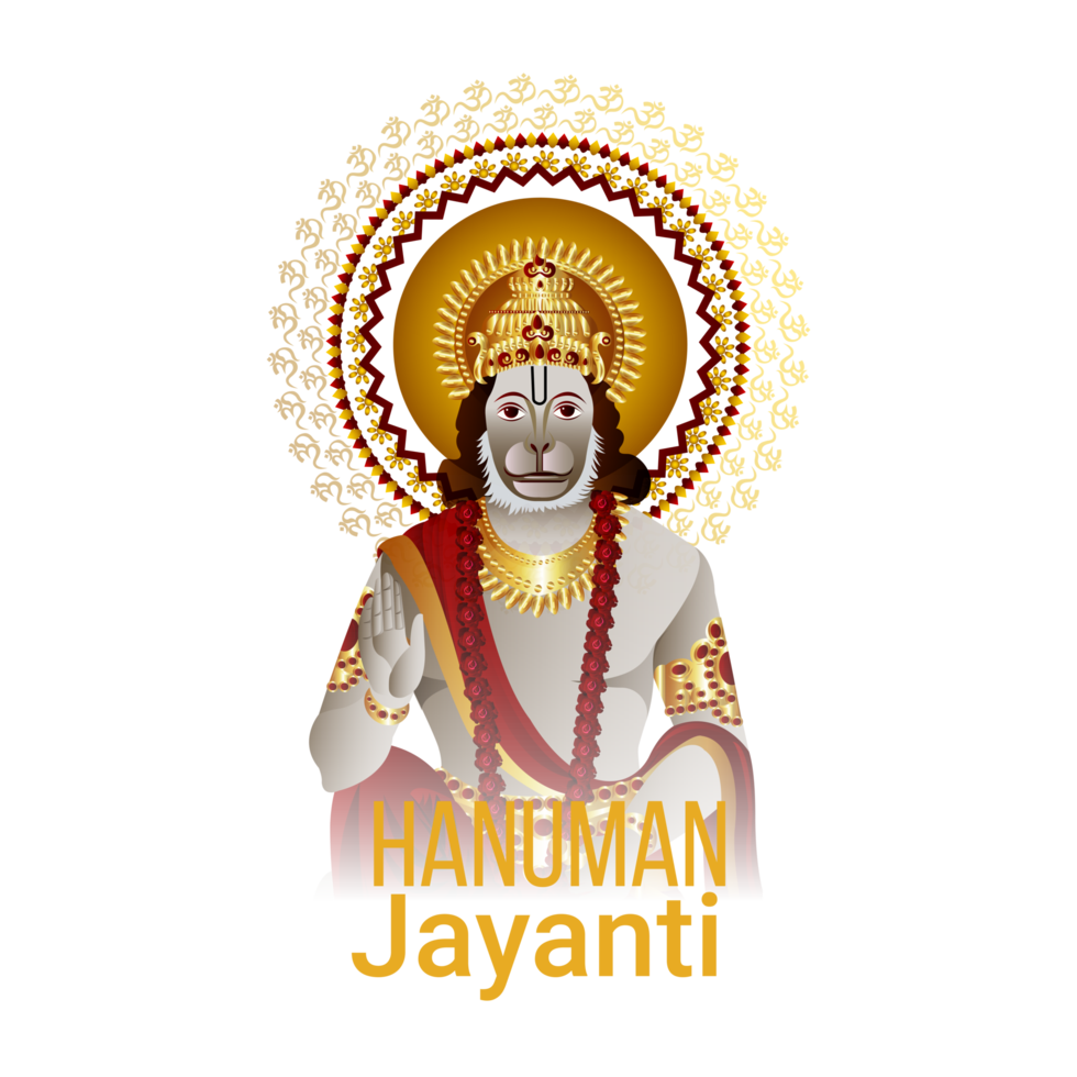 illustration av gadda för hanuman jayanti png