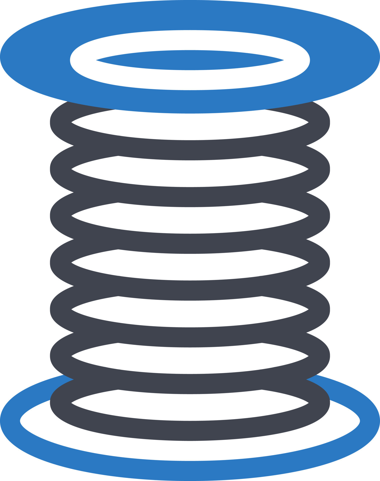 coil vector illustration on a background.Premium quality symbols.vector