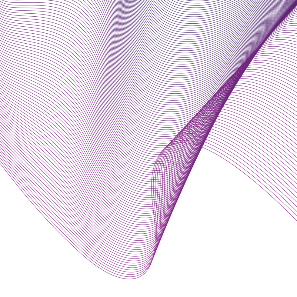 Gradient Wave Line png