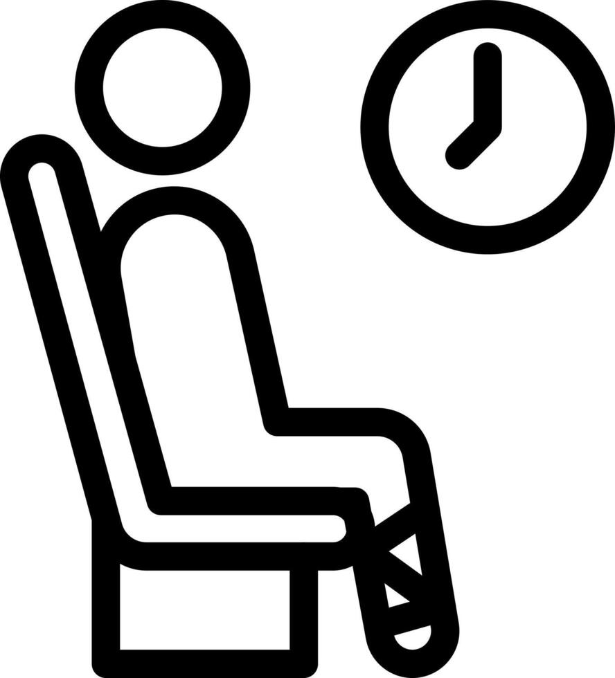 ilustración de vector de tiempo en un fondo. símbolos de calidad premium. iconos vectoriales para concepto y diseño gráfico.