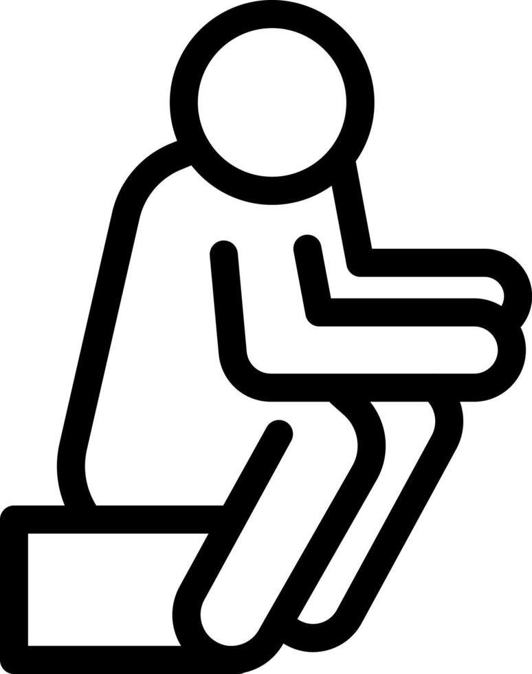 sitting vector illustration on a background.Premium quality symbols.vector icons for concept and graphic design.