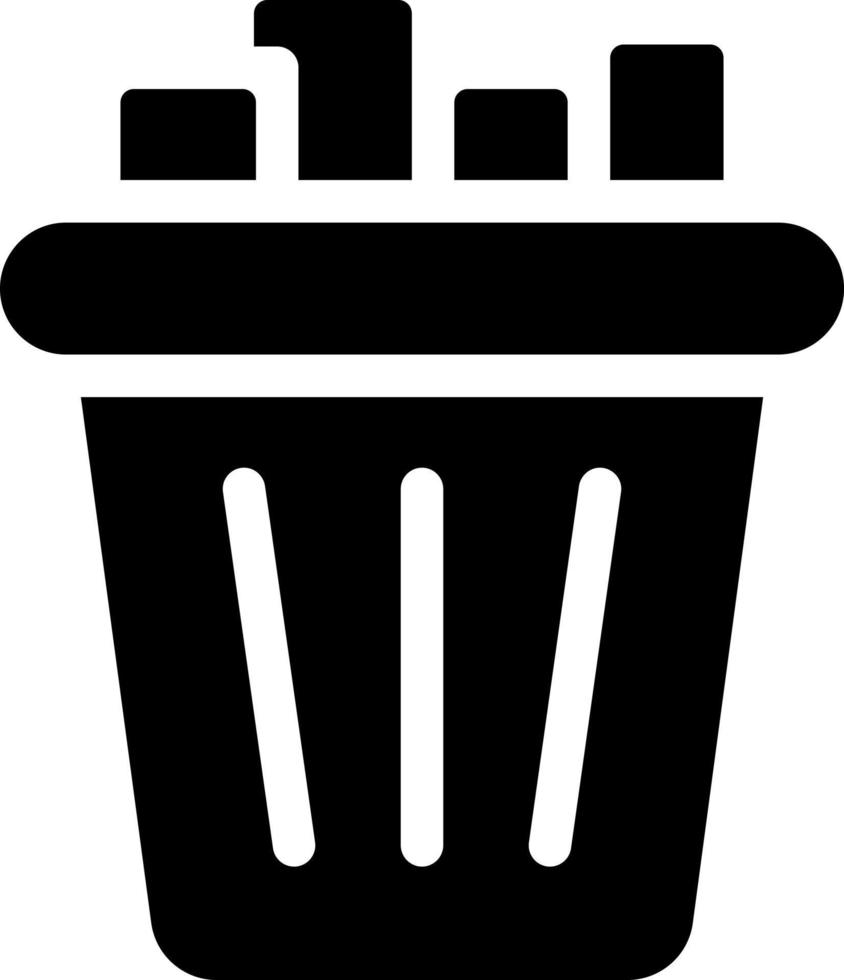 trash can vector illustration on a background.Premium quality symbols.vector icons for concept and graphic design.