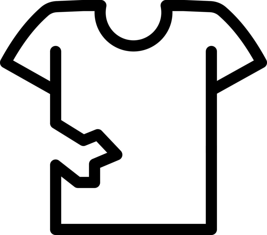 ilustración de vector de camisa en un fondo. símbolos de calidad premium. iconos vectoriales para concepto y diseño gráfico.