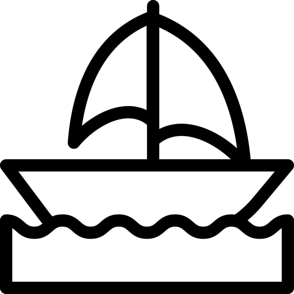 ilustración de vector de barco en un fondo. símbolos de calidad premium. iconos vectoriales para concepto y diseño gráfico.