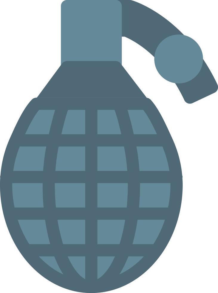 ilustración de vector de bomba de granada en un fondo. símbolos de calidad premium. iconos vectoriales para concepto y diseño gráfico.