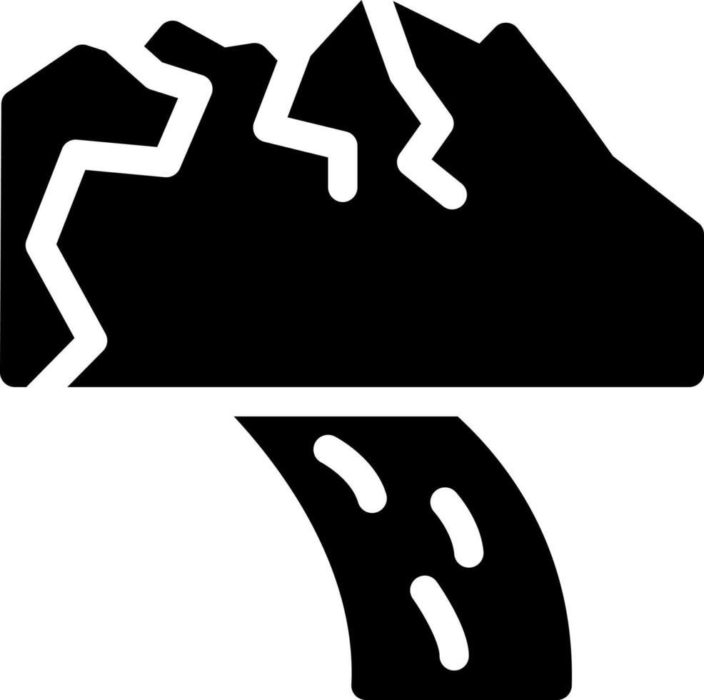 ilustración vectorial de montaña en un fondo. símbolos de calidad premium. iconos vectoriales para concepto y diseño gráfico. vector