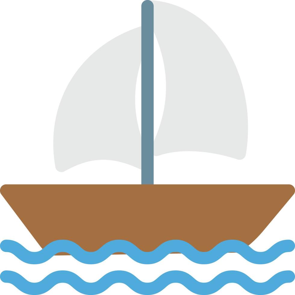 ilustración de vector de barco en un fondo. símbolos de calidad premium. iconos vectoriales para concepto y diseño gráfico.