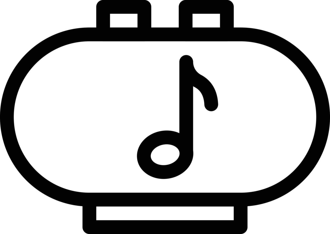 ilustración de vector de música de audio en un fondo. símbolos de calidad premium. iconos vectoriales para concepto y diseño gráfico.