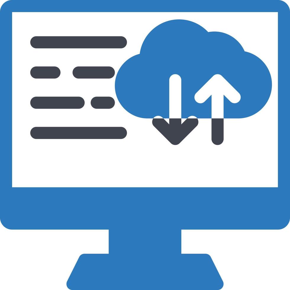 ilustración vectorial de transferencia de datos en un fondo. símbolos de calidad premium. iconos vectoriales para concepto y diseño gráfico. vector