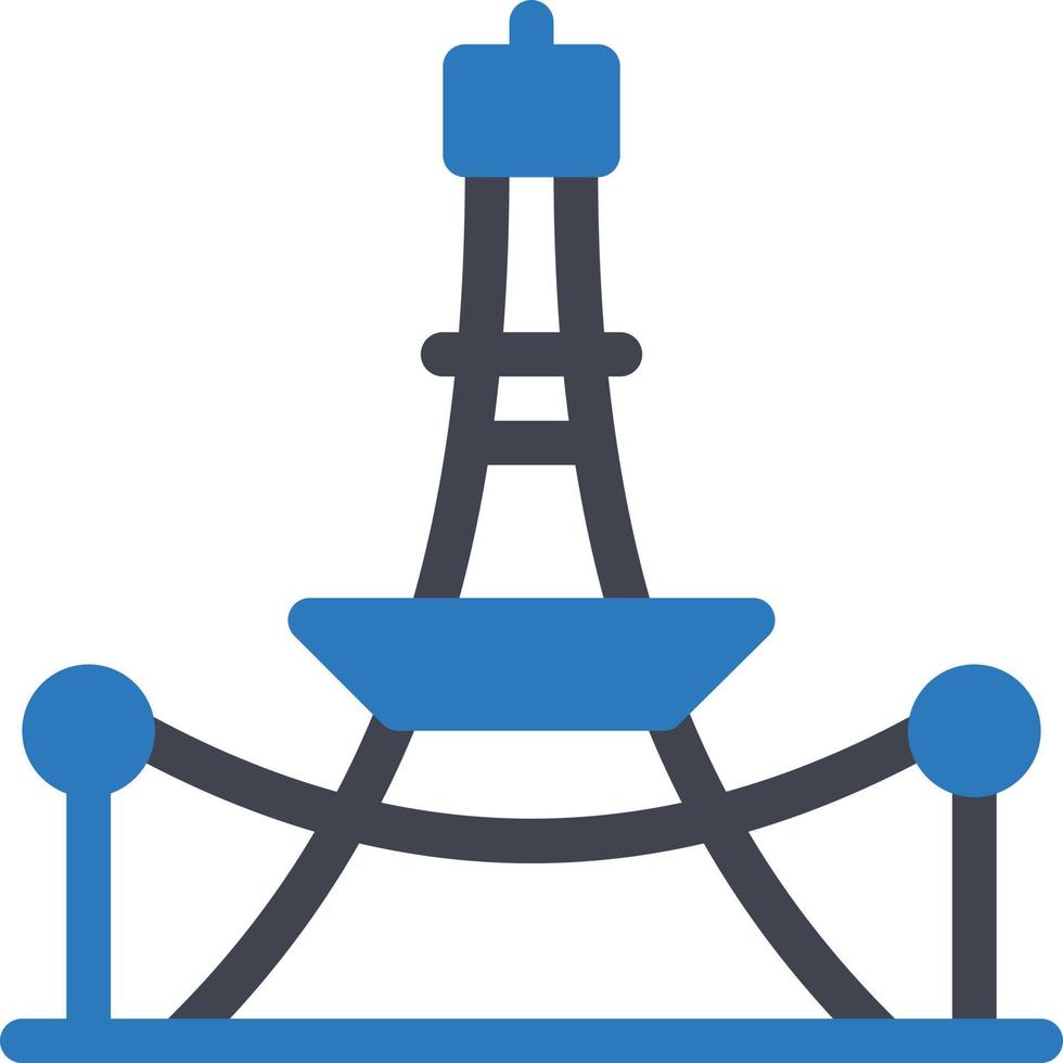 eiffel tower vector illustration on a background.Premium quality symbols.vector icons for concept and graphic design.