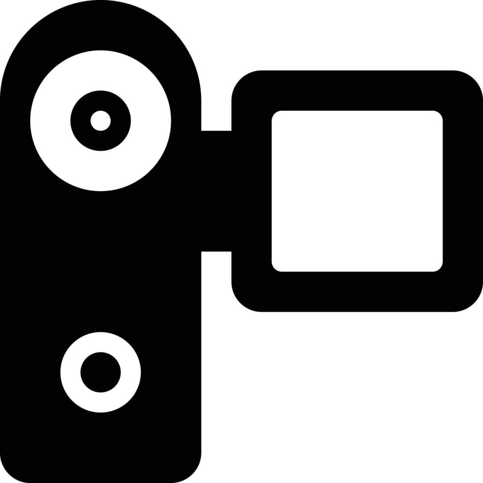 handy camera vector illustration on a background.Premium quality symbols.vector icons for concept and graphic design.