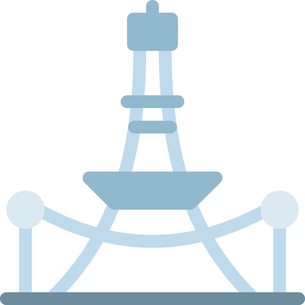 ilustración de vector de torre eiffel en un fondo. símbolos de calidad premium. iconos vectoriales para concepto y diseño gráfico.