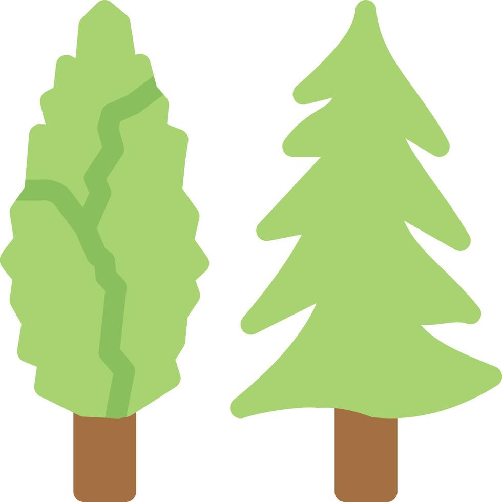 ilustración de vector de bosque en un fondo. símbolos de calidad premium. iconos vectoriales para concepto y diseño gráfico.