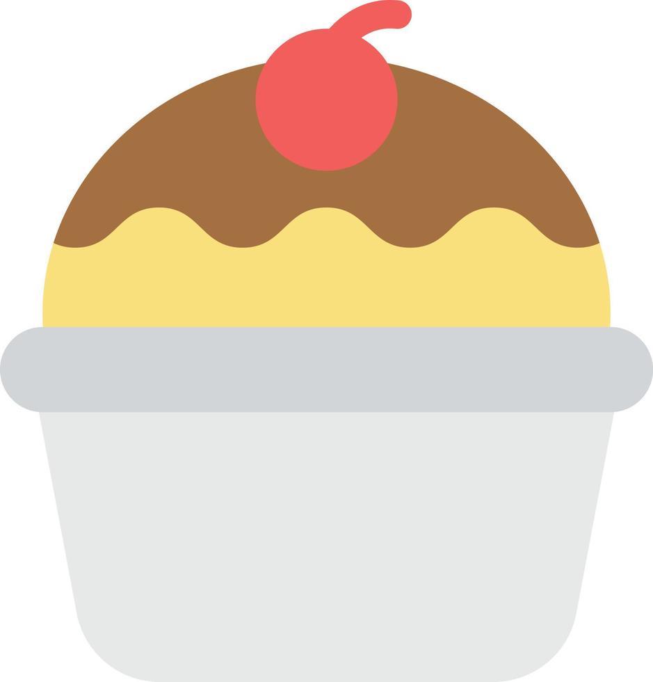 ilustración de vector de pastel de pastel en un fondo. símbolos de calidad premium. iconos vectoriales para concepto y diseño gráfico.