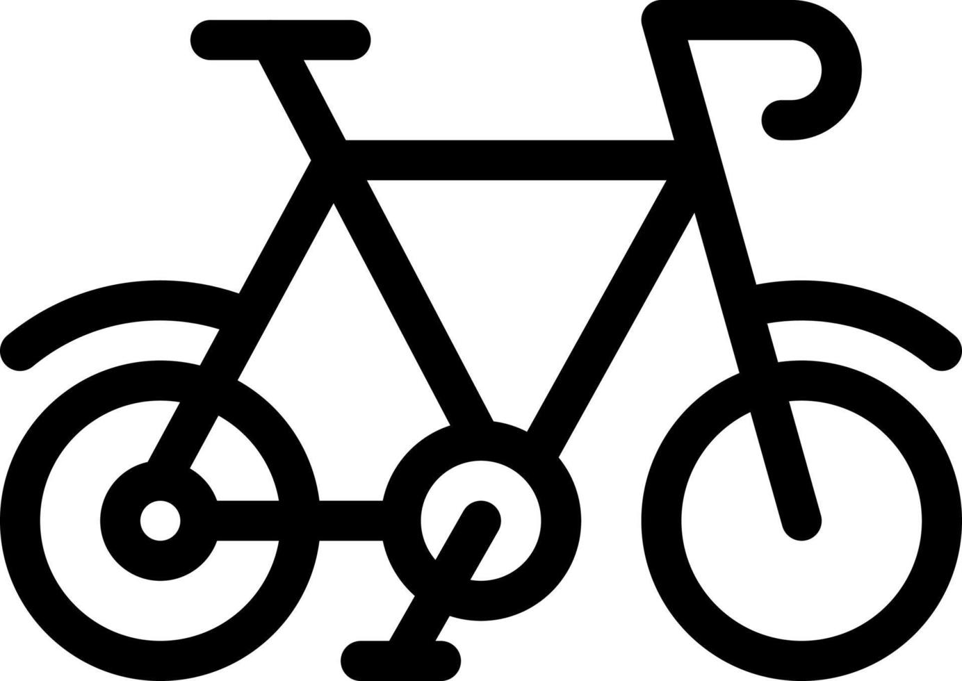 ilustración de vector de bicicleta en un fondo. símbolos de calidad premium. iconos vectoriales para concepto y diseño gráfico.