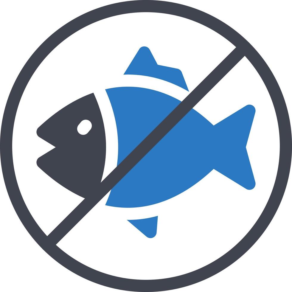 no fishing vector illustration on a background.Premium quality symbols.vector icons for concept and graphic design.