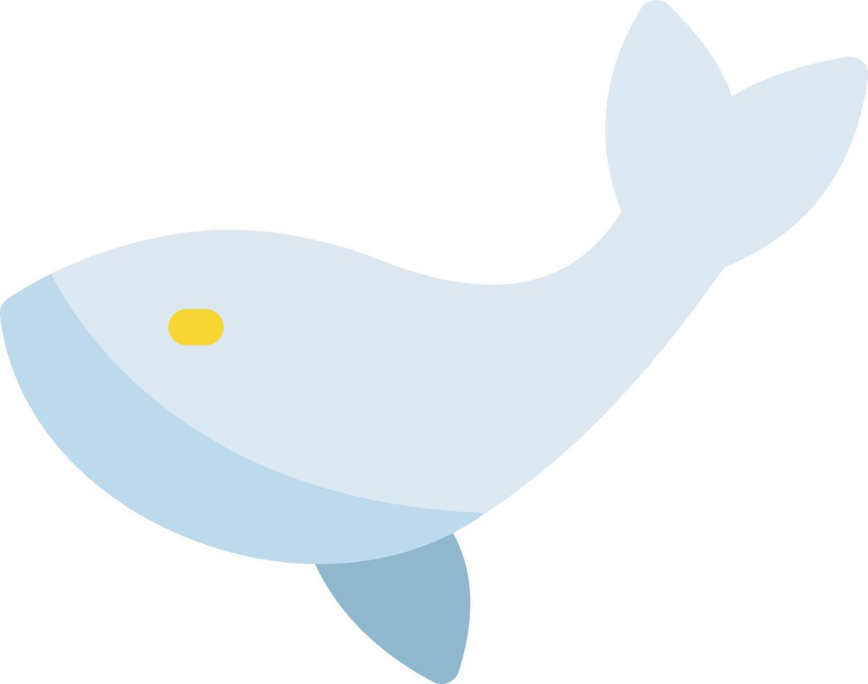 ilustración de vector de ballena en un fondo. símbolos de calidad premium. iconos vectoriales para concepto y diseño gráfico.