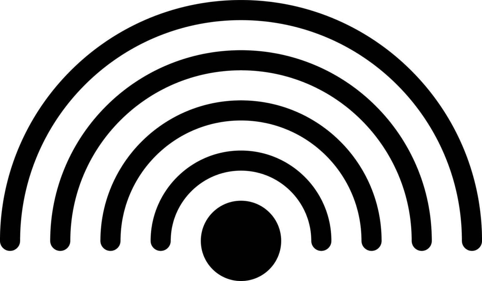 ilustración de vector wifi en un fondo. símbolos de calidad premium. iconos vectoriales para concepto y diseño gráfico.