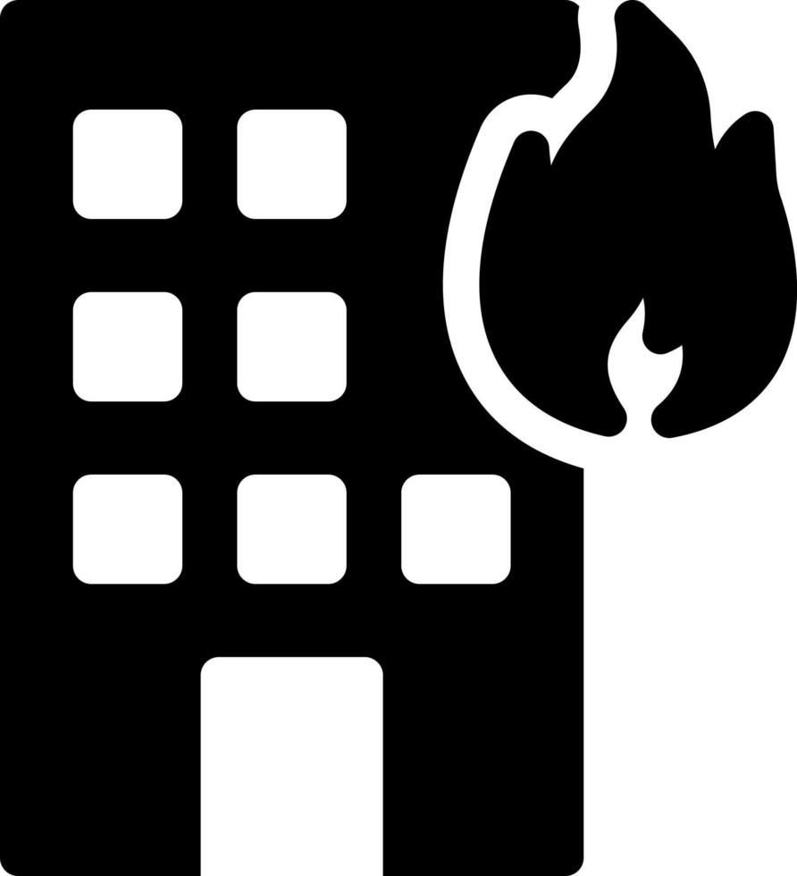 edificio fuego vector ilustración en un fondo.premium calidad simbolos.vector íconos para concepto y gráfico diseño.