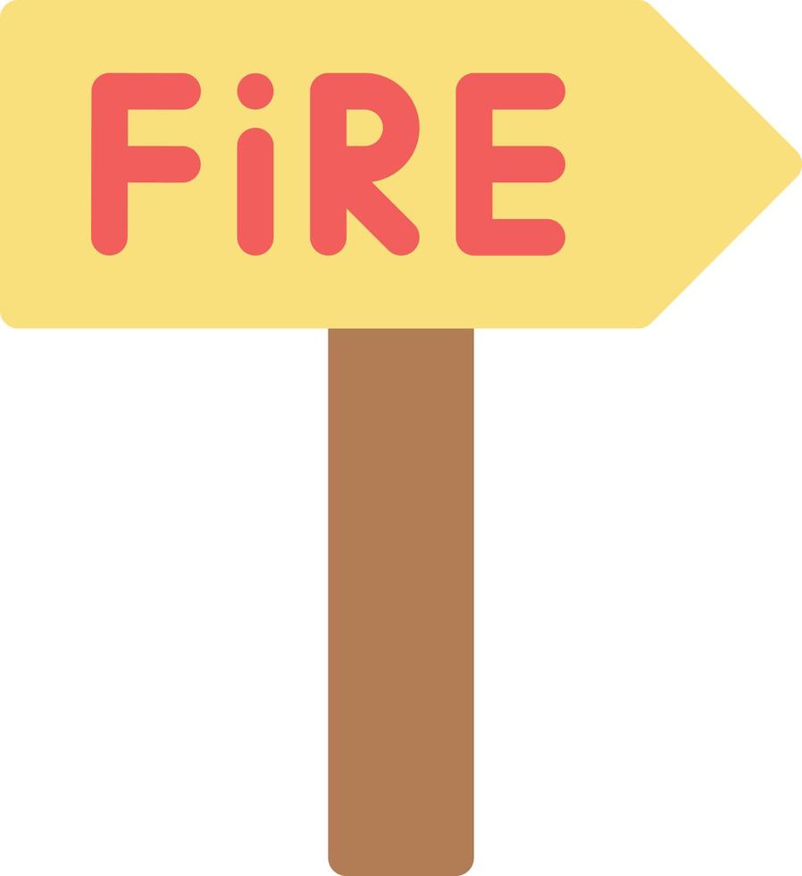 fire board vector illustration on a background.Premium quality symbols.vector icons for concept and graphic design.