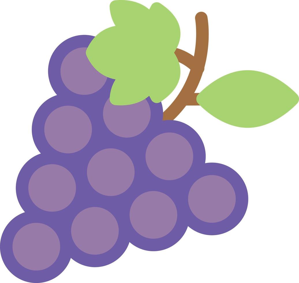 ilustración vectorial de uvas en un fondo. símbolos de calidad premium. iconos vectoriales para concepto y diseño gráfico. vector