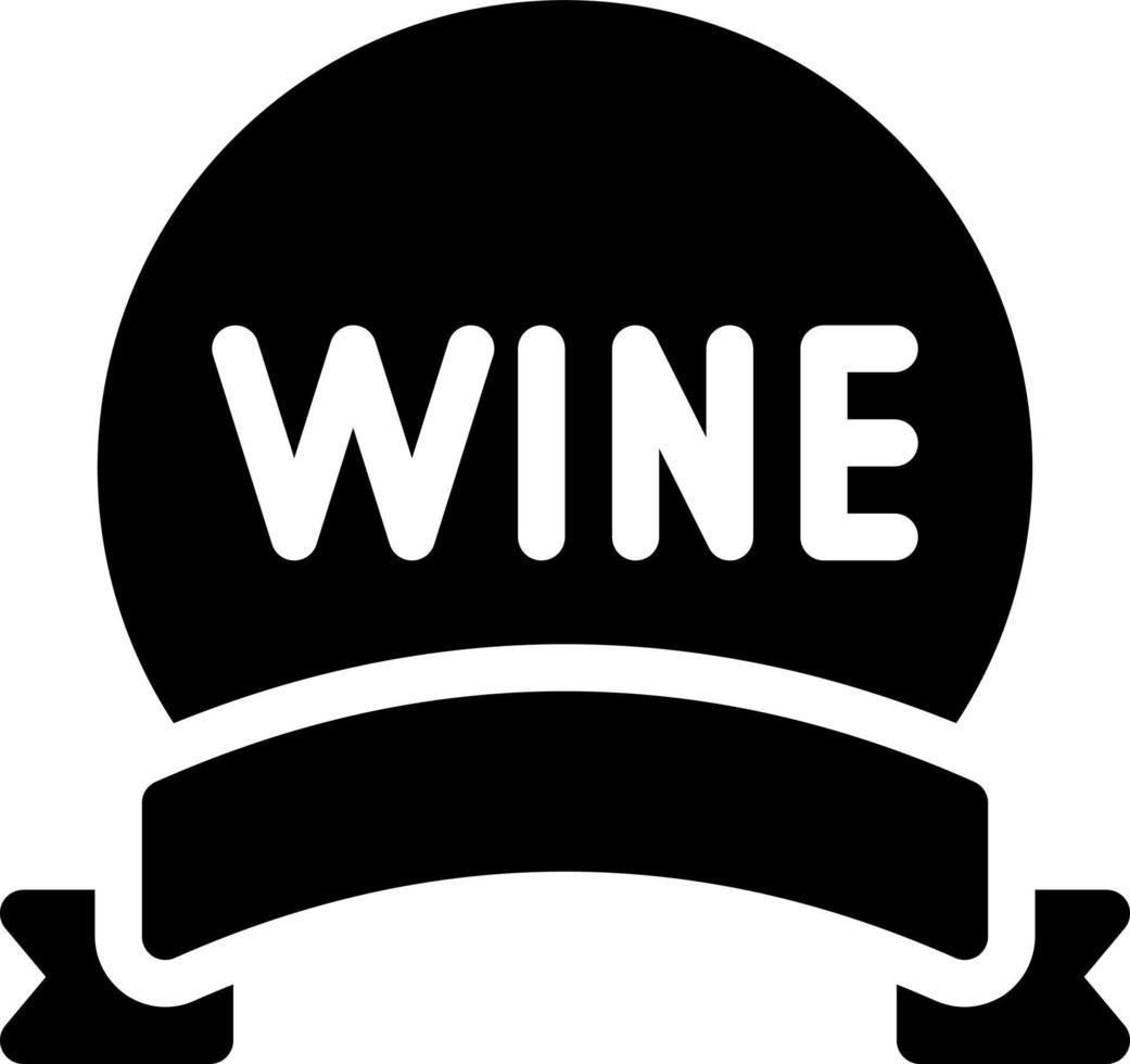 ilustración de vector de vino en un fondo. símbolos de calidad premium. iconos vectoriales para concepto y diseño gráfico.