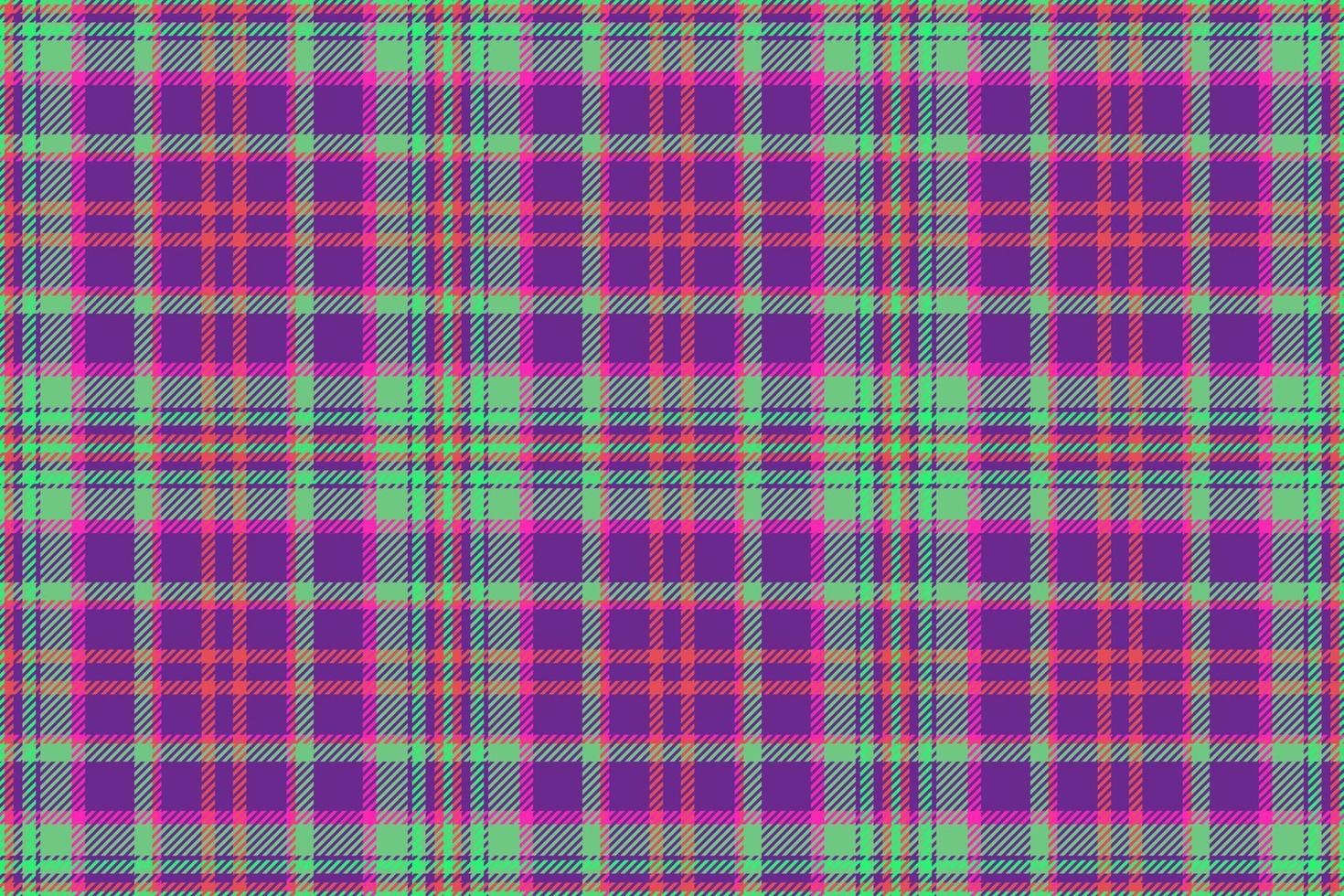 Check texture pattern. Textile fabric seamless. Vector tartan background plaid.