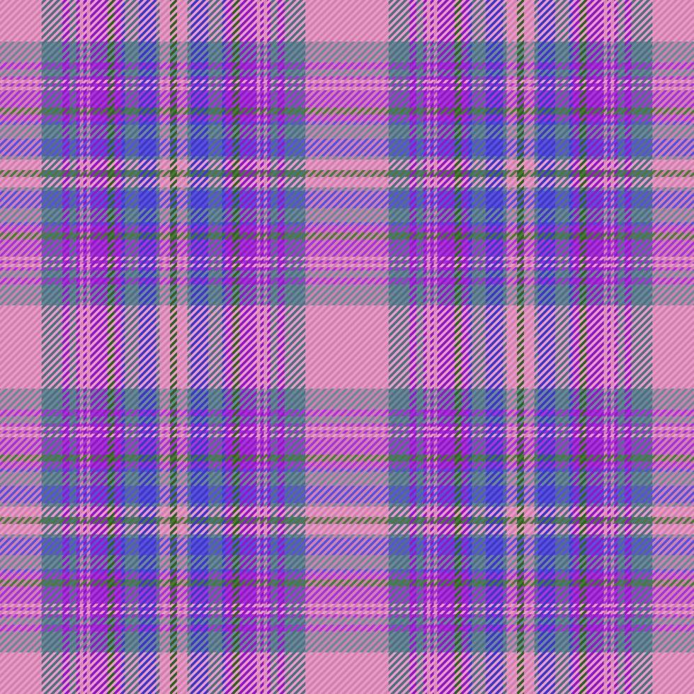 Texture check seamless. Fabric background tartan. Pattern vector plaid textile.