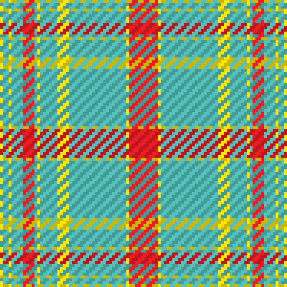 Seamless pattern of scottish tartan plaid. Repeatable background with check fabric texture. Vector backdrop striped textile print.