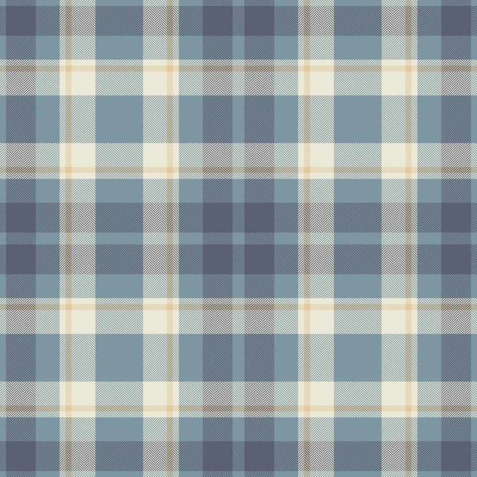 Plaid seamless pattern. Check fabric texture. Vector textile print.